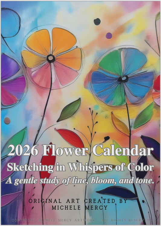 2026 Flower Art Calendar