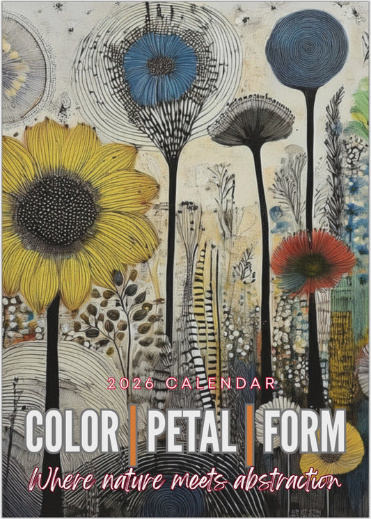 2026 Urban Flowers Art Calendar